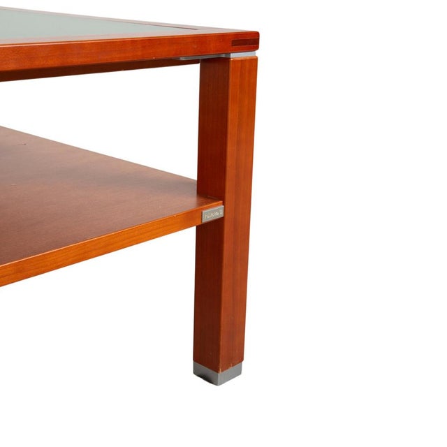 Wood Coffee Tables in Wood and Glass from Hülsta, Set of 2 For Sale - Image 7 of 18