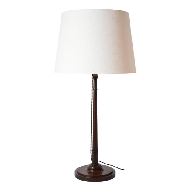 Wooden Pyramidal Lamp, 1920s For Sale