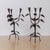 1930s French Iron Leaf Candlestick For Sale - Image 4 of 13