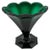 19th Century Biedermeier Emerald Cut Crystal Oval Octagonal Vase For Sale - Image 9 of 11