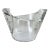 1990s Orrefors Contemporary Clear Crystal Glass Bowl Signed For Sale