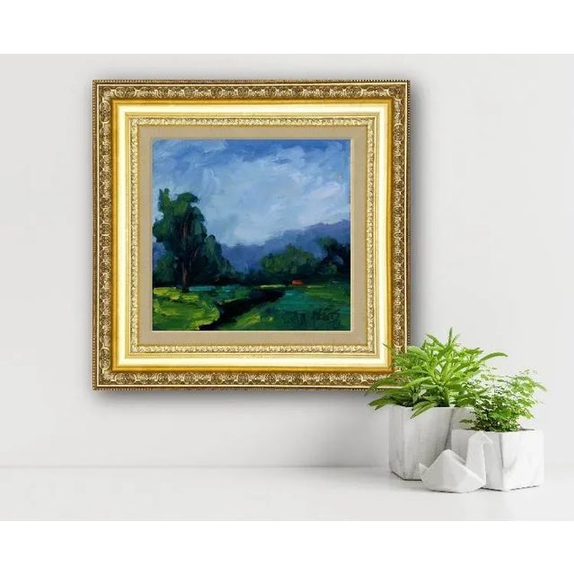 Contemporary Impressionist Style Oil Painting For Sale - Image 4 of 12