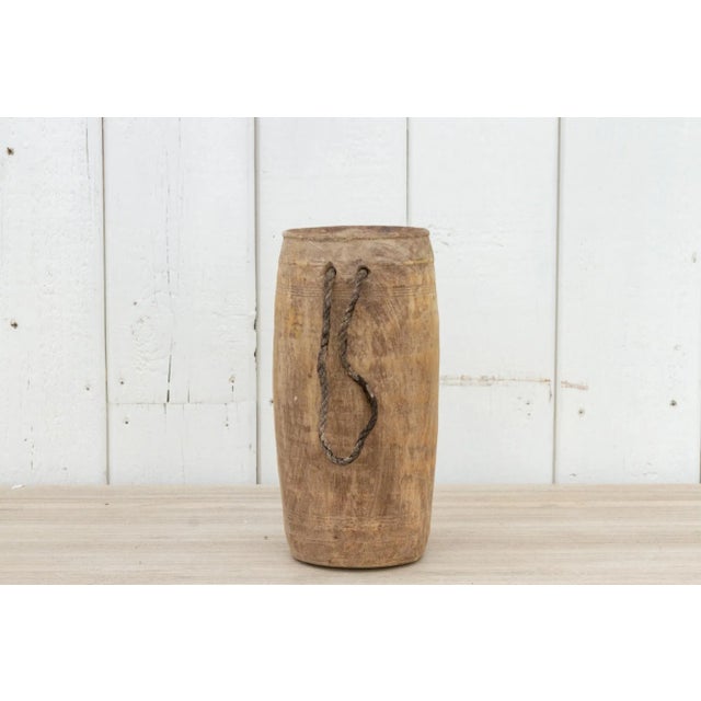 Brown Vintage Indian Slim Milk Pot-Dasyo For Sale - Image 8 of 8