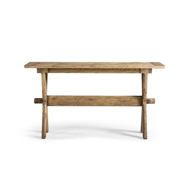 The console table brings refined rustic character to tight spaces, offering a warm, understated presence ideal for...