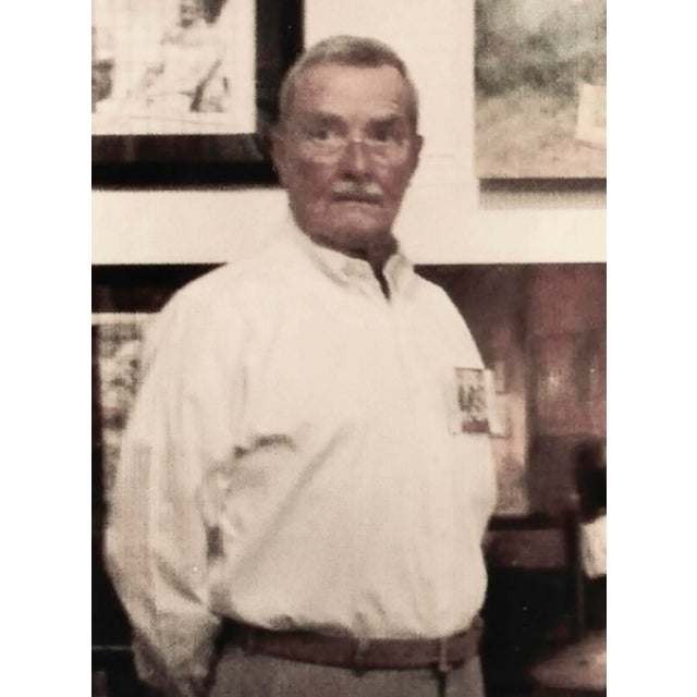 Wood Abstract Expressionist Painting by Robert R. Bradshaw, Signed, (26” X 32”) For Sale - Image 7 of 8