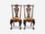 Chippendale Georgian, Mahogany, Fabric Chippendale Dining Chairs, England, 1960s - Set of 6 For Sale - Image 3 of 12