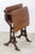 Wood Antique Folding School Row Desk With Cast Iron Legs For Sale - Image 7 of 8
