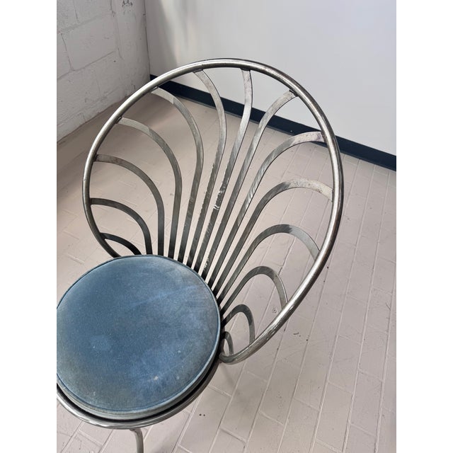 Mid Century Steel Sculptural Dining Chairs Attributed to Arthur Umanoff For Sale - Image 10 of 16