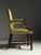 Green Office Chair in Green Upholstered Leather For Sale - Image 8 of 18