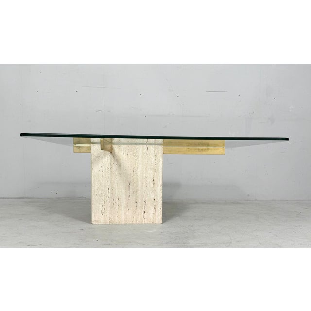Artedi Travertine Coffee Table, Italy, 1970s For Sale - Image 14 of 18