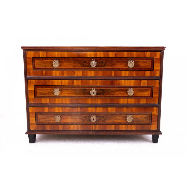 Antique Neo-Classical Chest of Drawers, Germany, 1840 For Sale - Image 3 of 16