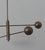 Metal Vintage Hanging Light in Brass, 1960s For Sale - Image 7 of 9
