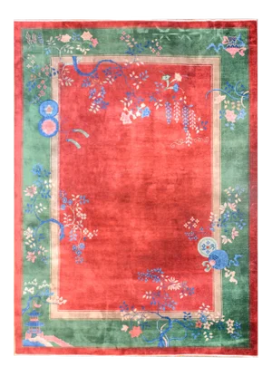 1920s Vintage Chinese Art Deco Rug