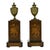 19th Century French Empire Bronze Vases with Inlaid Wood, Set of 2 For Sale - Image 6 of 6