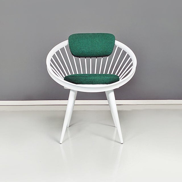 Set of Mid-Century Swedish Beach Circle Armchairs attributed to Yngve Ekström for Ese Mobler, 1970s, 1960s For Sale - Image 10 of 15