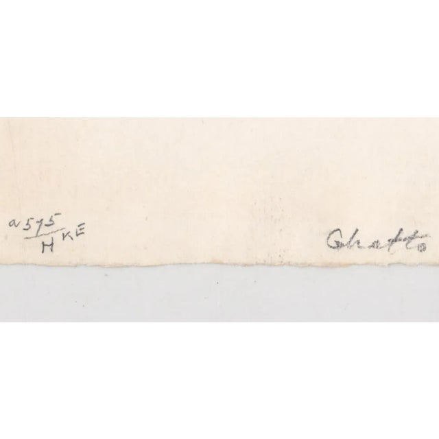 Alexander Aladar Blum (1889-1969) "Ghetto" etching on paper, pencil signed and titled. Blum studied art at the National...