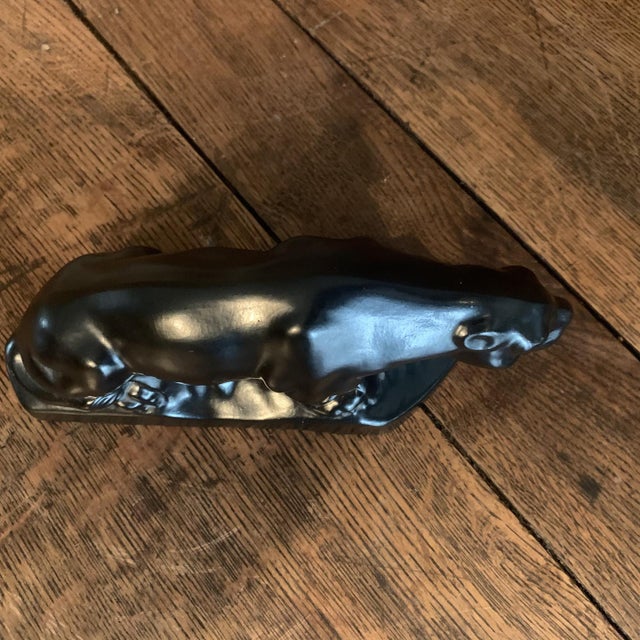 Earthenware Panther from Dubois, 1920s For Sale - Image 9 of 13