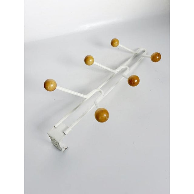 Wood Iron and Wood Coat Rack, France, 1990s For Sale - Image 7 of 11