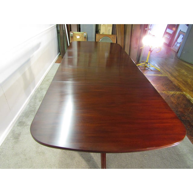 Henkel Harris Solid Mahogany Dining Table For Sale - Image 10 of 10