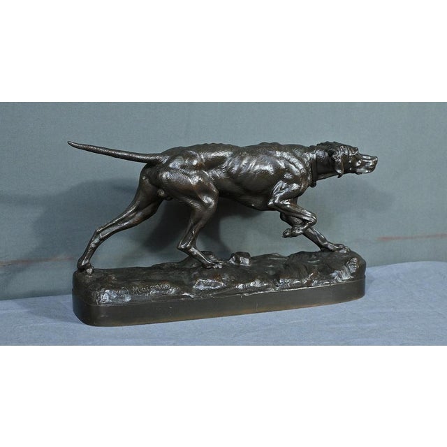 J. Moigniez, Hunting Dog, Late 19th Century, Bronze For Sale - Image 4 of 18