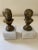 Vintage Brass & Marble Child Busts Bookends - a Pair For Sale - Image 11 of 11