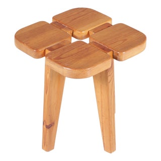 Pine Stool by Raani Peippo for Stockmann Orno, Finland, 1960s For Sale