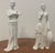 Mid-Century Modern Pair of Unsigned Art Deco Porcelain French Woman Figurine For Sale - Image 3 of 6