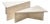 Italian Vintage Solid Travertine Sculptural Coffee Table For Sale