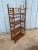 Antique Four Tier Burnt Bamboo Rack Bookshelve For Sale - Image 10 of 11