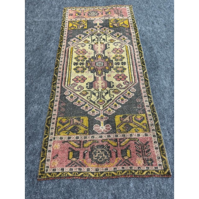 Turkish Yastik Rug 1'10" x 3'3" For Sale - Image 4 of 5