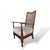 Vintage Upholstered Wicker Armchair For Sale - Image 6 of 10