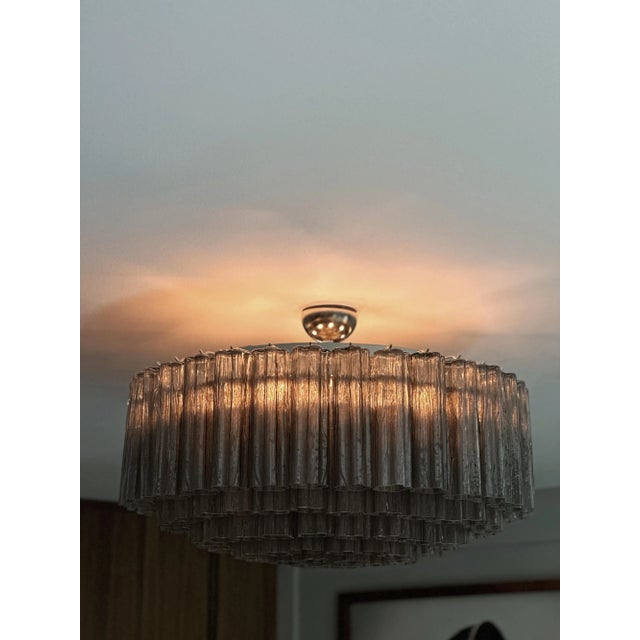 Large Murano Glass Chandelier For Sale - Image 7 of 10