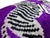 Textile Silk Lumbar Cushion Cover With Zebra Design For Sale - Image 7 of 9
