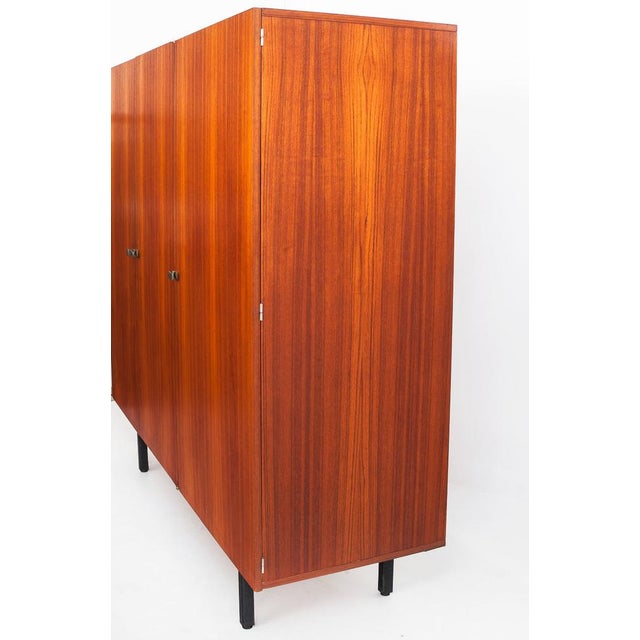 Wood Mid-Century Wardrobe by Gérard Guermonprez for Magnani, France, 1960s For Sale - Image 7 of 14