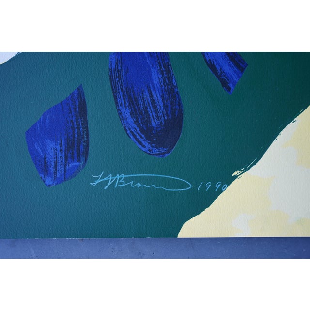 Frederick James Brown, Max, 1990, Silkscreen Print, Framed For Sale - Image 4 of 8