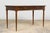 Wood Mid-20th Century French Louis XVI Writing Desk in Mahogany & Leather For Sale - Image 7 of 18