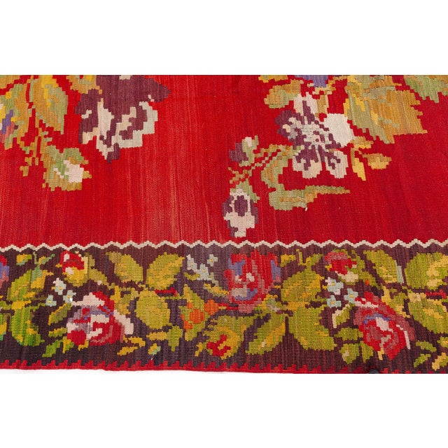 1930s 1930s Bessarabian Kilim Rug For Sale - Image 5 of 9
