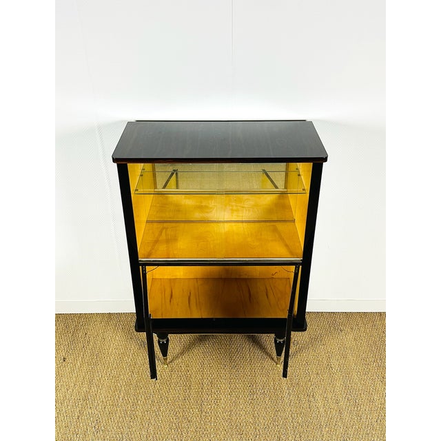 Art Deco Display Case in Macassar Ebony, 1940 For Sale - Image 12 of 17