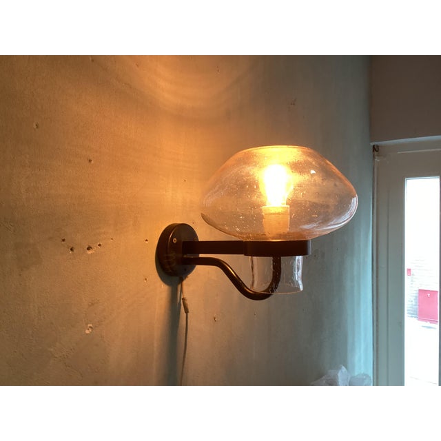 Outdoor Wall Lamp attributed to Gunnar Asplund for Asea, in Very Good conditions. Designed 1950 to 1959 This piece is...