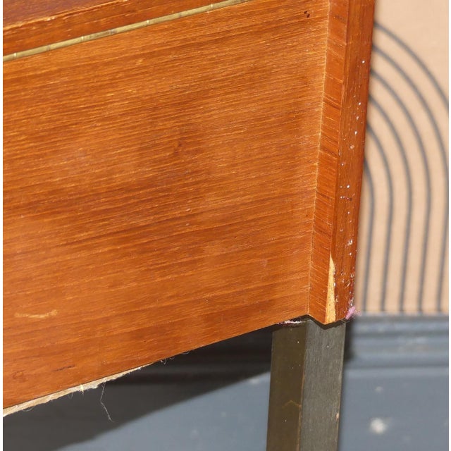 Vintage Sewing Table in Teak, 1960s For Sale - Image 11 of 12
