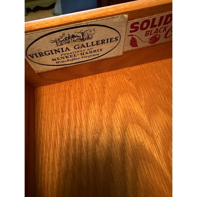 Oxblood Red 1970s Henkel Harris Virginia Galleries Dresser For Sale - Image 8 of 18