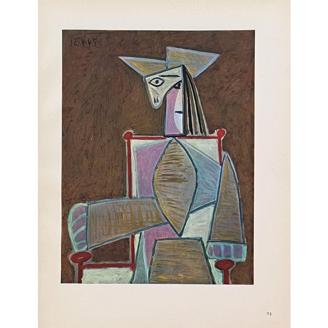Artist: Pablo Picasso Title: Figure Medium: Heliogravure 24 Marks: Not signed, not numbered Paper Size: 10.50 x 8.50 inch...