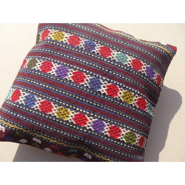 Kilim Rug Pillow Cover For Sale In New York - Image 6 of 11