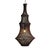 Impressive hand knotted macrame pendant light in a rich chocolate brown color. Wonderful in groupings of different sizes...