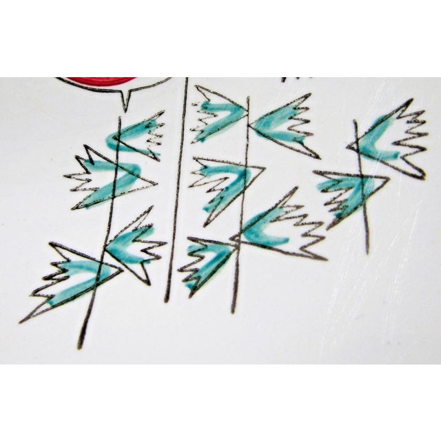 Ceramic 1950s Mid-Century Modern Rörstrand Sweden Pomona Picknick Soup Bowl Design by Marianne Westman For Sale - Image 7 of 9