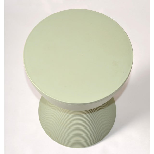 Vintage Philippe Starck Attributed Prince Aha Stool Kartell Fennel Green Mid-Century Modern For Sale - Image 10 of 12