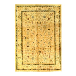 Ivory Fine Hand Knotted Ziegler Design Rug 10'1'' X 13'9'' For Sale