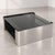 Late 20th Century Italian Space Age Smoked Glass Chrome Coffee Table, 1970s For Sale - Image 5 of 8