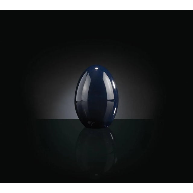 Small Black Egg Sculpture from VGnewtrend For Sale - Image 4 of 4