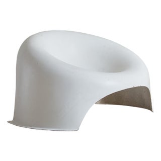 1960s French R3 Boule Fiberglass Chair Attributed to Charles Zublena For Sale